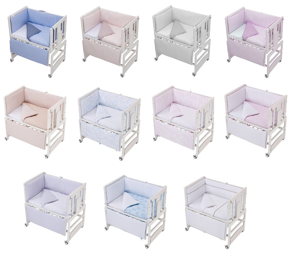 Vestiduras para minicuna colecho convertible allegra