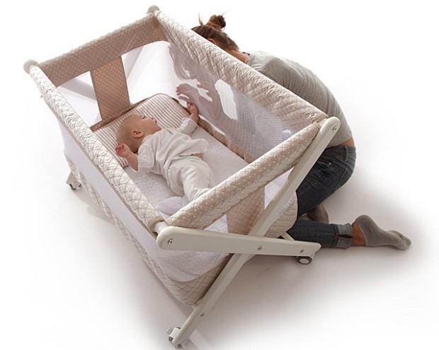 Minicuna Charlotte tejido de malla transpirable