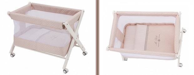 Minicuna Charlotte transpirable para el bebé