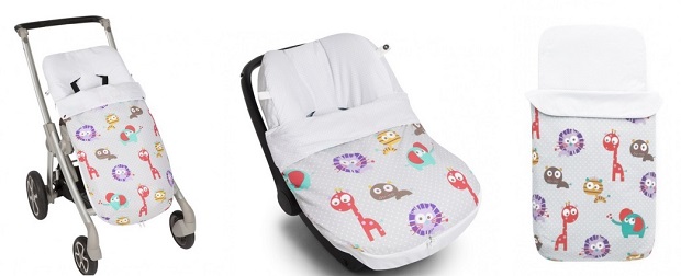 Sacos para silla de paseo, cuco y maxicosis coleccion Forest Petit Praia