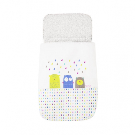 Saco de verano para cuco o capazo de la colección Funny Ones de Petit Praia