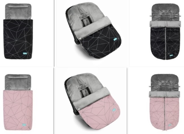nuevos sacos para silla capazo grupo 0 geometric color negro o rosa nuevos sacos para silla capazo grupo 0 geometric color negro o rosa