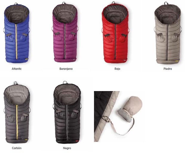 Sacos para silla de paseo con manoplas modelo Iceland de Baby Clic