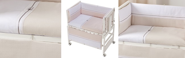 vestidura Dolce para minicuna colecho allegra Bolin Bolon
