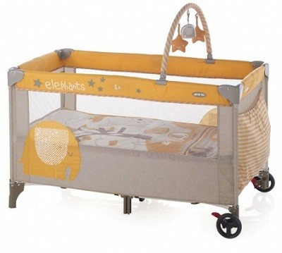 cuna con doble altura para viajar duo level marca jane