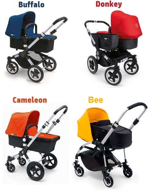 modelos de cucos o capazos Bugaboo existentes