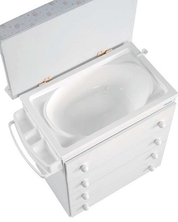 comoda vestidor con cubeta bañera integrada comoda vestidor con cubeta bañera integrada