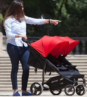 carrito gemelar para dos bebe lil ones