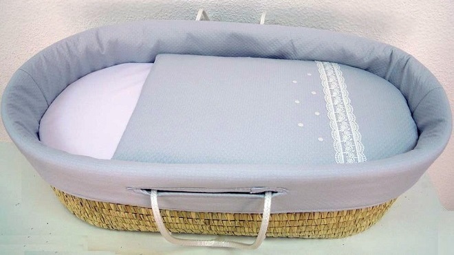nueva vestidura capazo mimbre de bebe