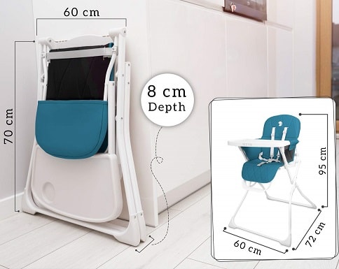 trona plegable para bebe