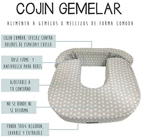 mejor cojin lactancia gemelar caracteristicas