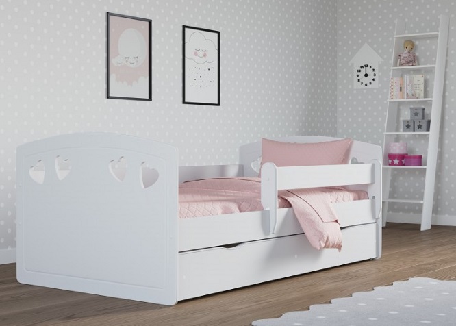 cama infantil bella con cabecero de corazones cama infantil bella con cabecero de corazones