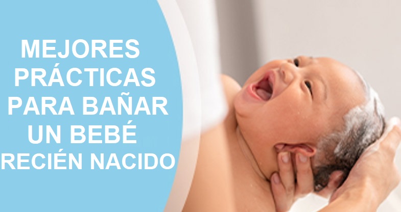 como bañar a un bebe recien nacido